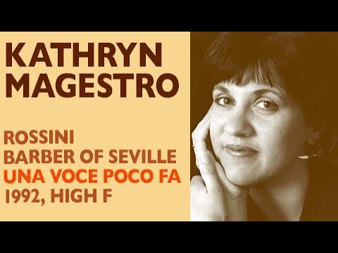 Glass Shatterers! Kathryn Magestro - Rossini: BARBER OF SEVILLE, Una voce poco fa, 1992 High F6