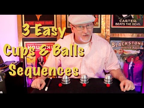 Beginner Cups and Balls Sequences: Penetrate, Vanish, Transition \ Magic Tutorial