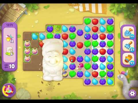 Gardenscapes Level 1814 Super Hard