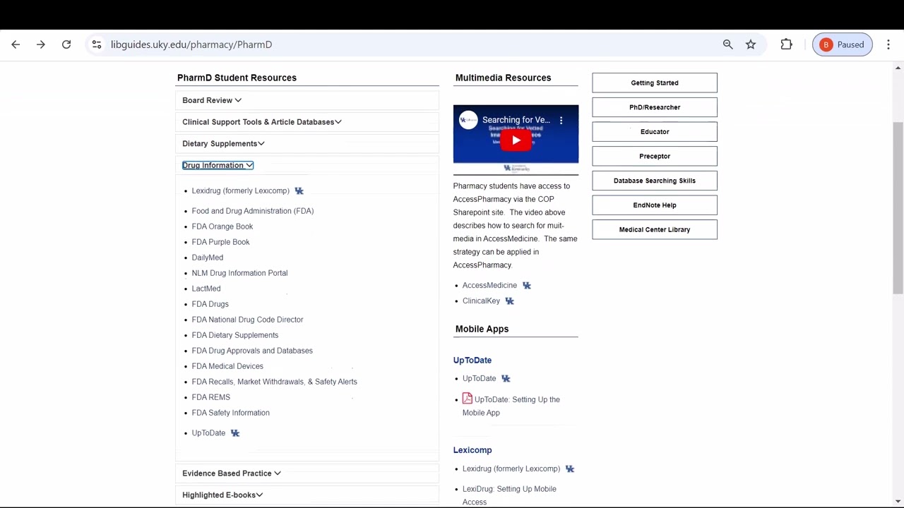 Drug Searching: FDA Orange Book & Purple Book