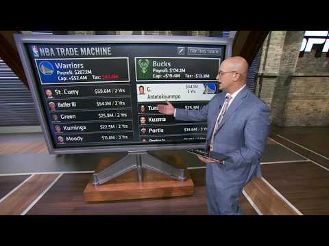 Bobby Marks' TRADE MACHINE analyzes a Giannis-Draymond Green deal for Warriors | NBA Today