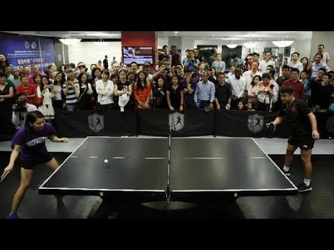 Arab Today- Chinese table tennis players visit US