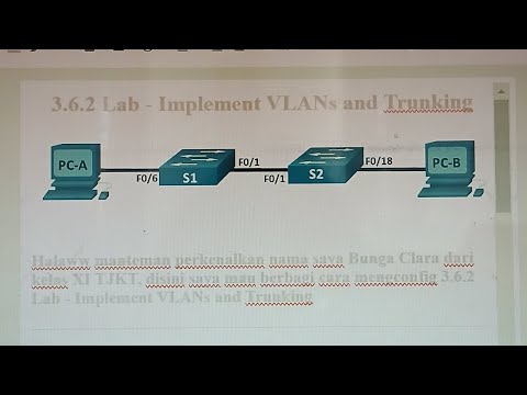 3.6.2 Lab Implement VLANs and Trunking