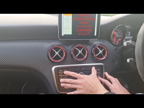 How to enable engineering mode in your Mercedes Audio 20 Command NTG5 system?