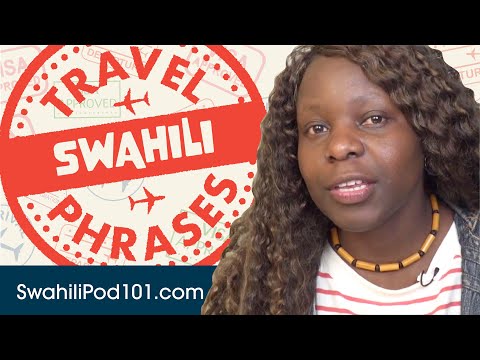 All Travel Phrases You Need in Swahili! Learn Swahili in 25 Minutes!
