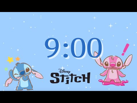 Stitch 9 minute timer Study with Stitch Classroom timer Pomodoro Timer