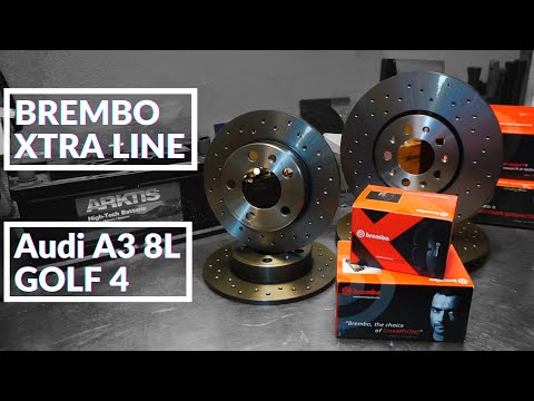 Audi A3 8L | Golf 4 Brembo Xtra Line gelochte Bremsscheiben + Bremstest - S3 8L Transformation