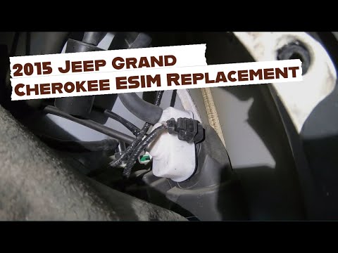 Replacing the ESIM in a 2015 Jeep Grand Cherokee (P0440, P0456)