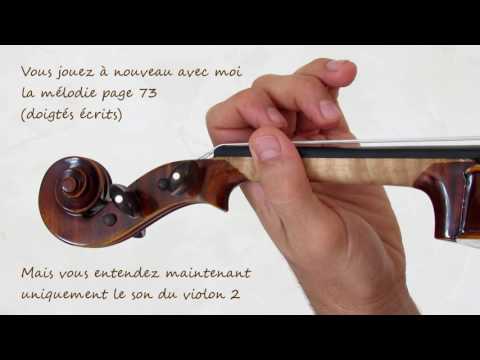 Volume 1 cours 118 / 133 - Duo claire fontaine - Apprendre le Violon avec olivier Lesseur