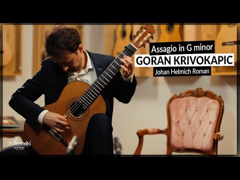 Goran Krivokapic plays Assagio in G minor (Vif) by Johan Helmich Roman on a Classical Guitar