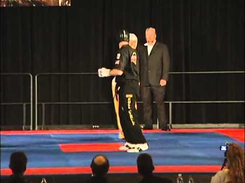 Ross Levine vs Jason Bourelly 2009 Gator Nationals Karate Tournament