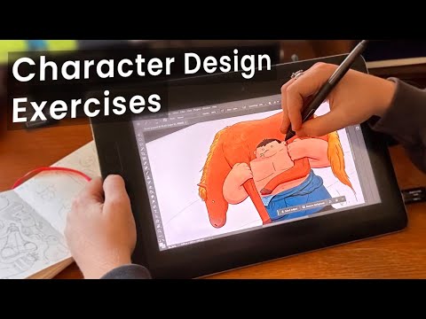 3 Exercises to Improve Your Character Design Skills (for beginners)