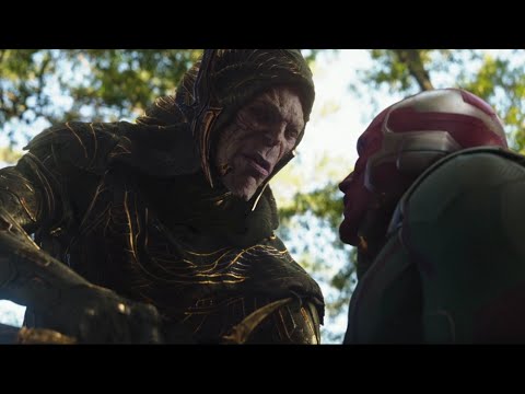 [4K IMAX] Corvus Glaive VS Vision & Steve - Avengers: Infinity War (2018)