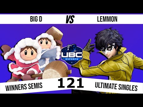 UBC Weekly #121 - Winners Semi Finals - Big D (Ice Climbers) Vs. Lemmon (Joker) - SSBU