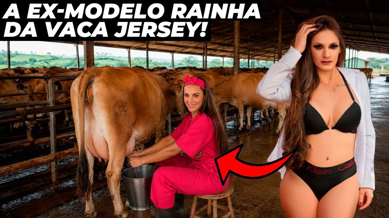 A EX MODELO QUE SE TORNOU A RAINHA DA VACA JERSEY NO BRASIL