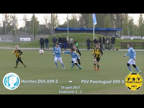 Samenvatting Hermes DVS JO9-2 - PSV Poortugaal JO9-3