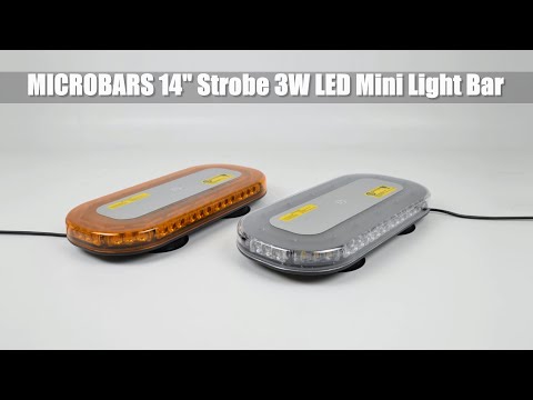Lowest Profile Super Bright 14 Inch MICROBARS Strobe 3W LED Mini Light Bar SRL GRT 096 2