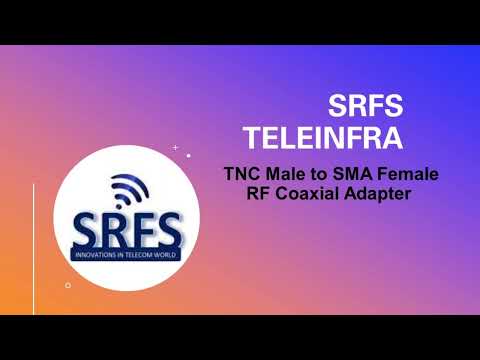 TNC Male to SMA Female RF Coaxial Adapte