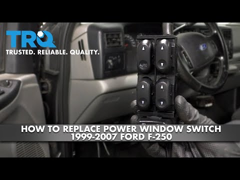 How To Replace Power Window Switch 1999-2007 Ford F-250