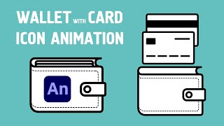 How to create Wallet with Cards Icon Animation in Adobe Animate tutorial (Free Project)