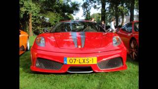 preview picture of video '2x Ferrari 430 Scuderia & 2x Ferrari F430 Spider F1 & Ferrari 599 GTB Fiorano F1 Tunnel sound'