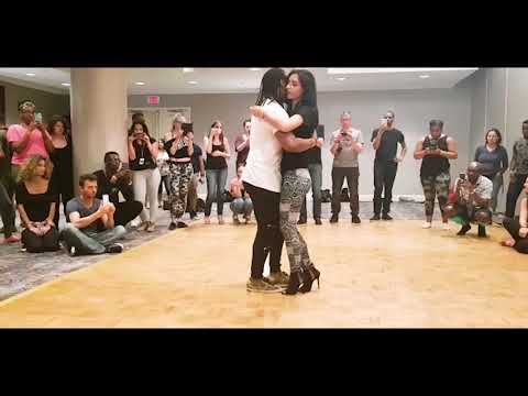 Rico & Adda - Tarraxinha demo after class at Toque Toronto Kizomba Festival 2018