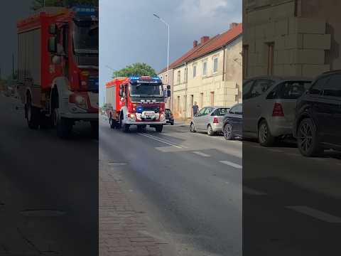 NOWY NABYTEK‼️‼️OSP Murowana Goślina #shortsvideo #video #iphone11#firefighter #strażpożarna #volvo