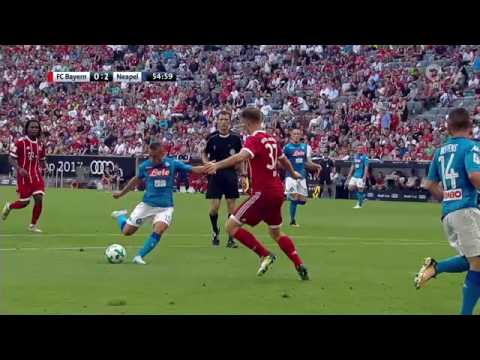 Bayern München gegen SSC Neapel   die zweite Halbzeit  Audi Cup um platz 3   2017