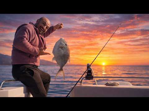 FINDING FOOD IN THE SEA - ALONE ON A BOAT