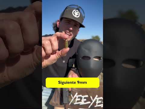 ¿Puede una mascara antibalas detener una bala?