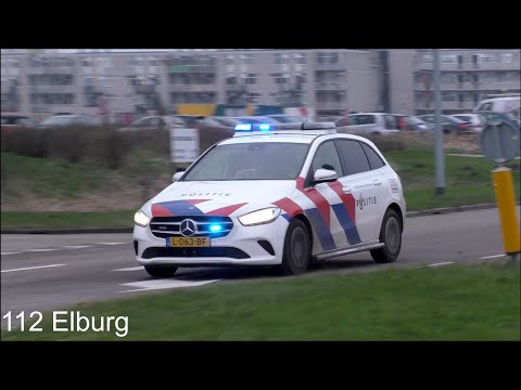 [Nieuwe intro] PRIO 1 2x Politie B-Klasse 2021 Basisteam Lelystad-Zeewolde met spoed in Lelystad