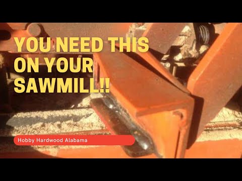 Secret Sawmill Upgrade - The Best Thing You Can Do!  Don't believe it? Watch This! at Hobby Hardwood