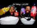 PINEAPPLE FANTA EXTREME FIZZY ICE EATING SOUNDS No Talking ASMR