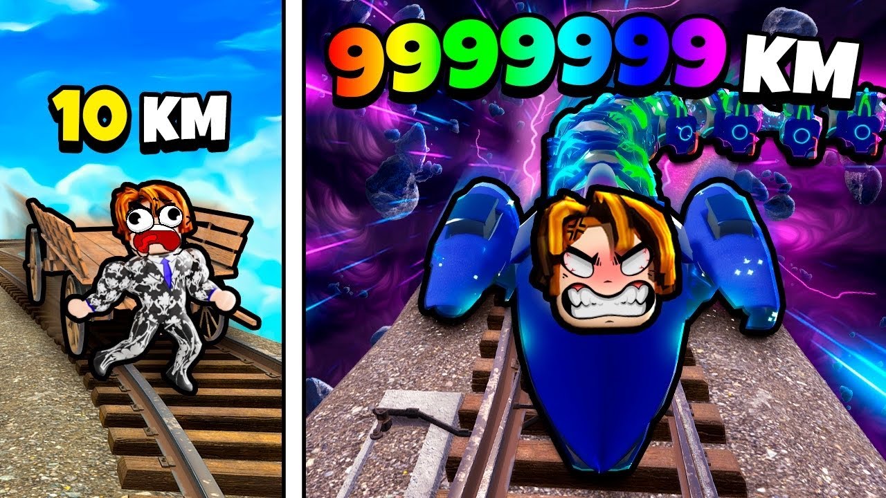 TODOS GANHAM O PIOR TREM QUE EXISTE ENTÃO EVOLUÍ PARA TREM ESPACIAL ROBÔ COM ROBUX INFINITO 😱😱🤑🤑