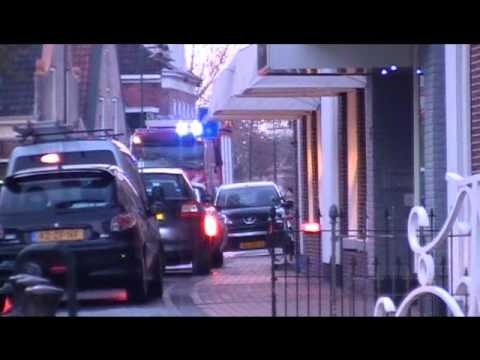 Brandweer Dokkum met spoed onderweg naar brandgerucht Oosterkerk Dokkum