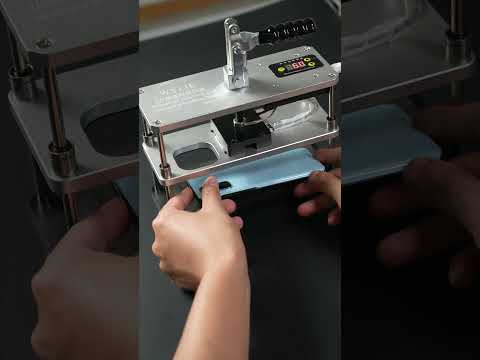 ماشین پرس حرارتی یونیورسال - ضروری برای تعویض صفحه نمایش و درب پشت + لمینیت بی‌نقص!