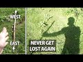 Find North With Sticks And Shadows The Primitive Compass
