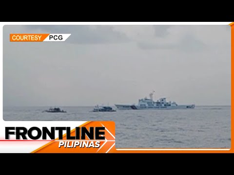 Mga barko ng China, binuntutan ang civilian convoy ng Pilipinas patungong Panatag Shoal