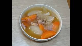 新玉ねぎをスープにしました　2026 5 19  #料理 #簡単レシピ #自炊 ＃cooking ＃food #おうちごはん