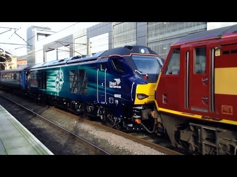 DRS 68002 "Intrepid" and DBS 90020 "Collingwood" 5Z69 Loco Test 4th Feb 2014