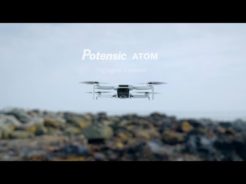 Квадрокоптер Potensic ATOM 2 GPS 4K HDR 48 МП, дрон с камерой, 3-осевой подвес FPV, до 10 км профессиональный для фото и видеосъем - фото 1 - id-p2017896243