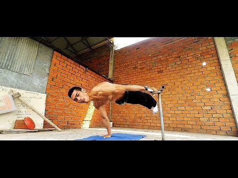 Monster Full Planche and one arm planche from Cambodia!100% Strong !