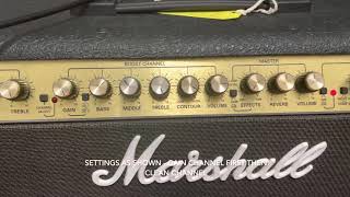 Video thumbnail for Marshall 1996 Valvestate 200 Bi-Chorus 2x12 80w Combo Model #8280 Serial No 966259727 by James Robinson-Wyatt