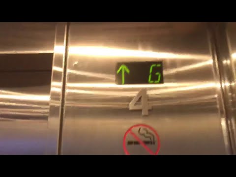 1967 Otis Lexan (Mod by Otis) Traction Elevator at 1 Bentall Centre in Vancouver BC