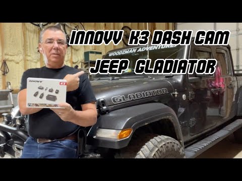 Jeep Gladiator Wrangler Dash Cam Install Review INNOVV K3 Jeep Gladiator Wrangler Dash Cam Install Review INNOVV K3