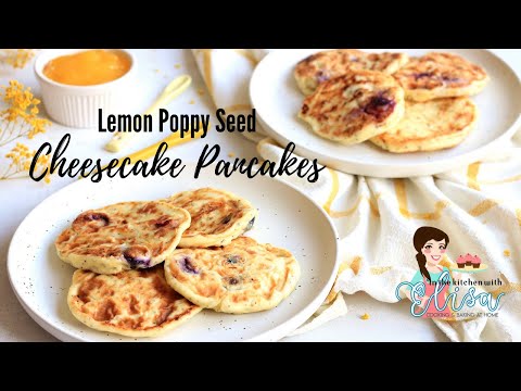 Lemon Poppy Seed Cheesecake Pancakes Recipe