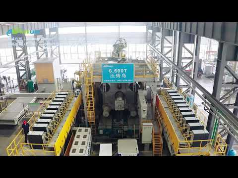 NINGBO ASIAWAY, LK GIGA Press 6600t Rear Body EV 56kg in production