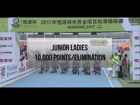 10000m Points/Elimination Final - Junior Damas - World Roller Games 2017