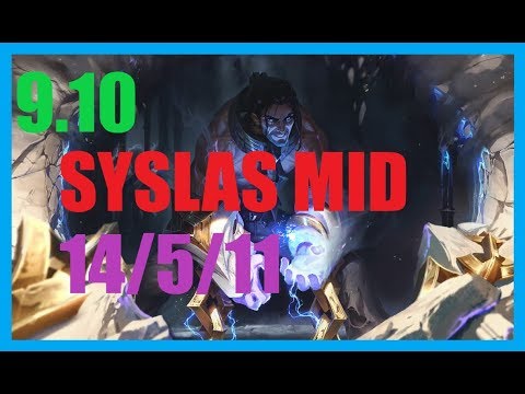 Sylas Mid - Ranked Challenger Patch 9.10 - KR Grandmaster