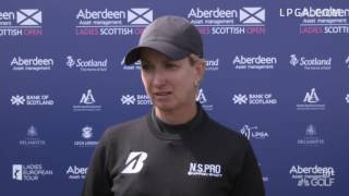 Karrie Webb Cards 75, Rd.2 - 2017 Ladies Scottish Open